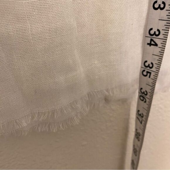 Diane Gilman White black Animal Print Scarf semi sheer lightweight 13x72 - Picture 4 of 6